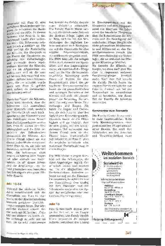 Vorschauseite 5: Die Family Health Nurse - Ein Zukunftskonzept zur integrierten familienund gemeindenahen Versorgung Gesundheit fördern und erhalten