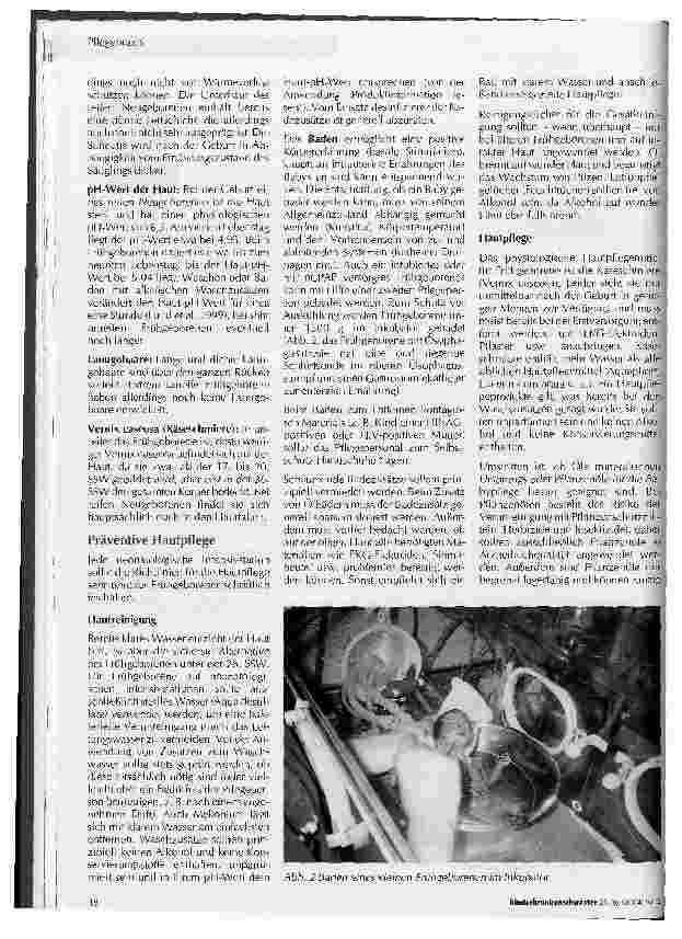 Vorschauseite 2: Hautpflege bei Frühgeborenen
