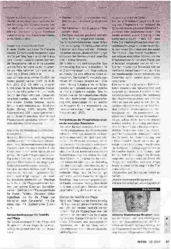 Vorschauseite 2: Telehilfe und Pflege