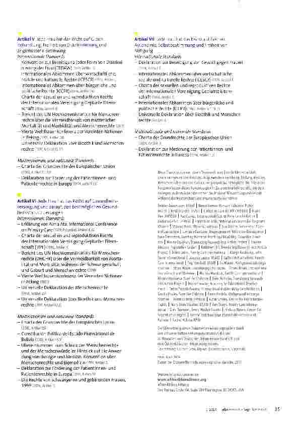 Vorschauseite 4: Respektvolle Geburtshilfe: die universellen Rechte von schwangeren und gebärenden Frauen