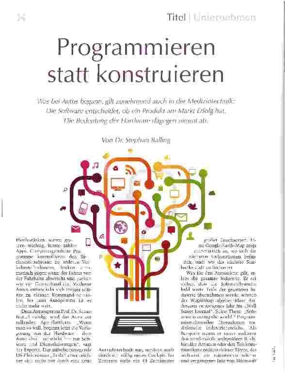 Vorschauseite 1: Programmieren statt konstruieren