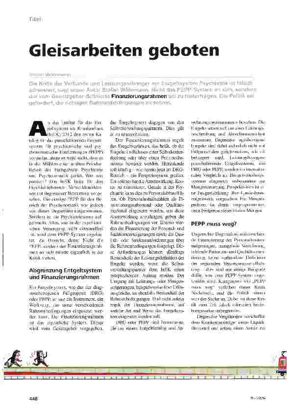 Vorschauseite 1: Gleisarbeiten geboten
