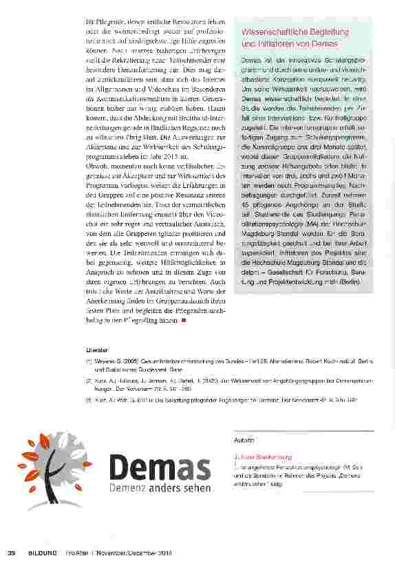 Vorschauseite 3: Demenz anders sehen