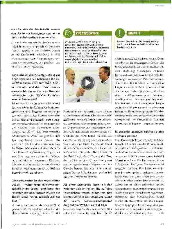 Vorschauseite 2: Faszientherapie bei Rückenschmerzen