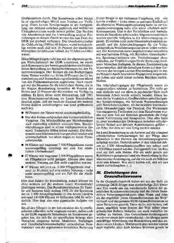 Vorschauseite 4: Die Einrichtungen des Gesundheitsund Sozialwesens in der DDR und in den neuen Bundesländern