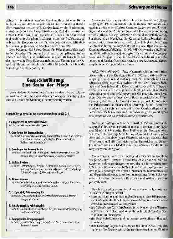 Vorschauseite 2: Gesprächsführung in der Krankenpflegeausbildung