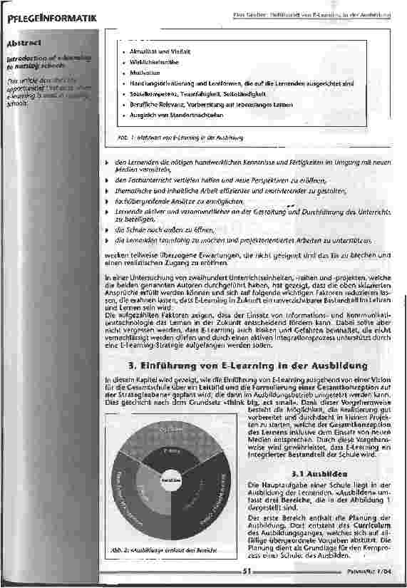 Vorschauseite 2: Einführung von E-Learning in der Ausbildung Eine umsetzungsorientierte Skizze zur Gestaltung einer E-Learning-Strategie für Schulleitende und E-Learning-Verantwortliche