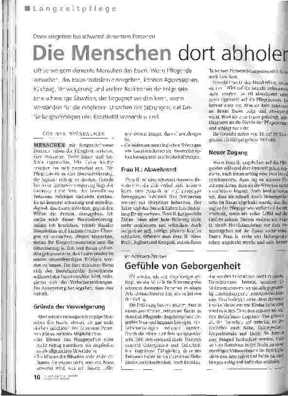 Vorschauseite 1: Die Menschen dort abholen, wo si sind