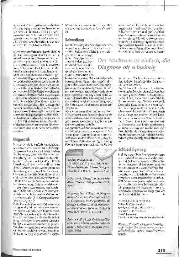 Vorschauseite 3: Ein ernst zu nehmendes Symptom