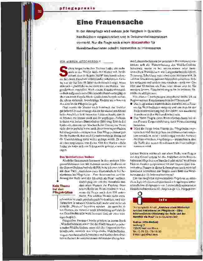 Vorschauseite 1: Eine Frauensache