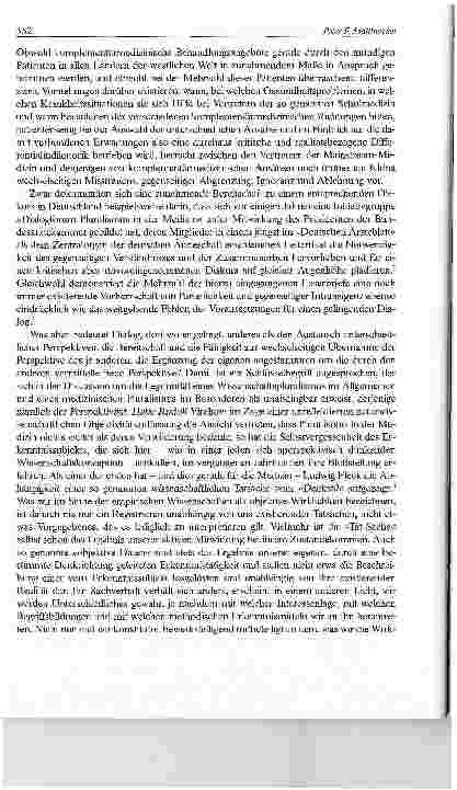Vorschauseite 2: Das Phänomen Komplementärmedizin:Verwilderung oder Bereicherung ärztlichen Handelns?