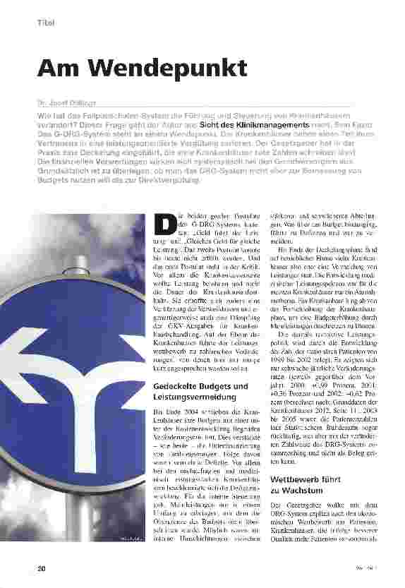 Vorschauseite 1: Am Wendepunkt
