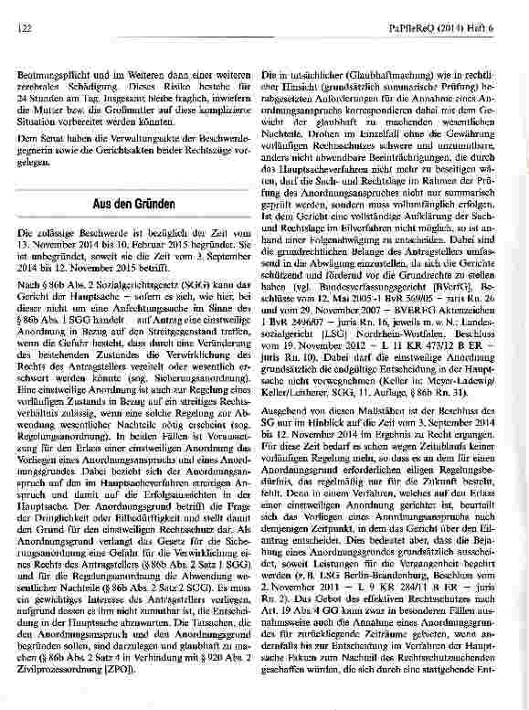 Vorschauseite 4: Gewährung von Leistungen der häuslichen Krankenpflege (Behandlungssicherungspflege) — 010 Krankenversicherung