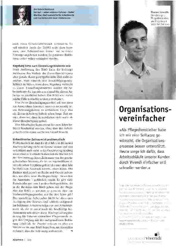 Vorschauseite 2: Arbeitsverträge befristen -oder besser doch nicht?