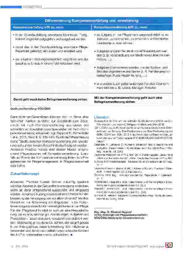Vorschauseite 4: Advanced Nursing Practice
