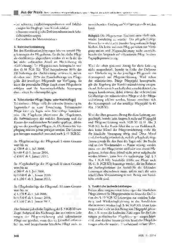 Vorschauseite 3: Sozialversicherungsrechtliche Leistungen im Pflegefall, der sozialrechtliche Beratungsanspruch und »Wiedergutmachung« bei fehlgeschlagener Beratung