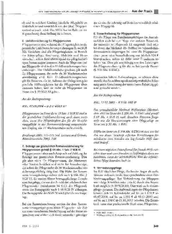 Vorschauseite 4: Sozialversicherungsrechtliche Leistungen im Pflegefall, der sozialrechtliche Beratungsanspruch und »Wiedergutmachung« bei fehlgeschlagener Beratung