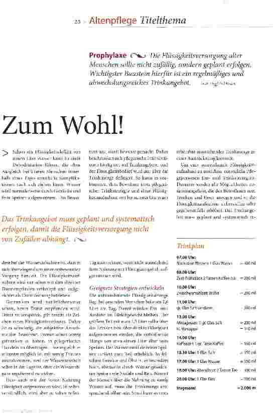 Vorschauseite 2: Zum Wohl!