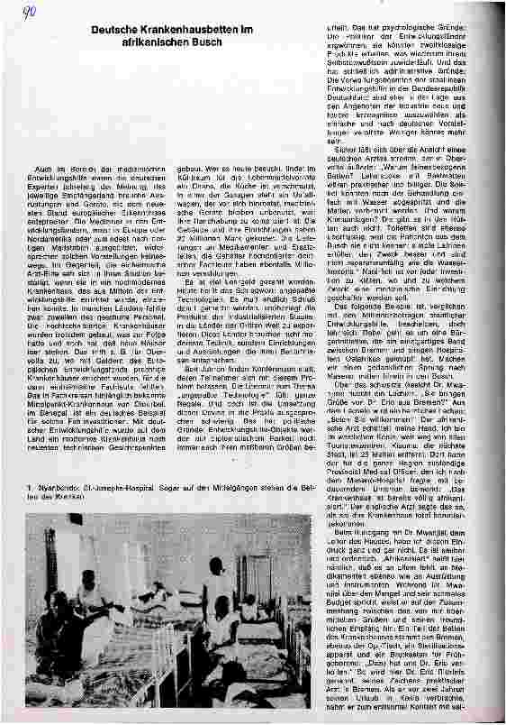 Vorschauseite 1: Deutsche Krankenhausbetten im afrikanischen Busch