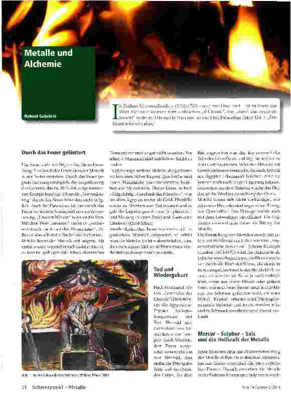 Vorschauseite 1: Metalle und Alchemie