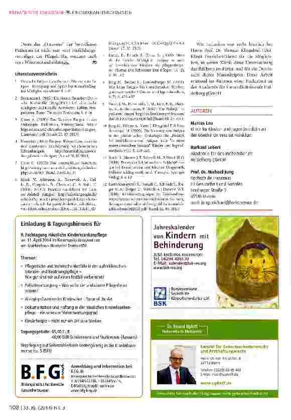 Vorschauseite 6: „Wahrnehmung der krebsbedingten Fatigue durch Pflegekräfte und Patienten in der pädiatrischen Onkologie