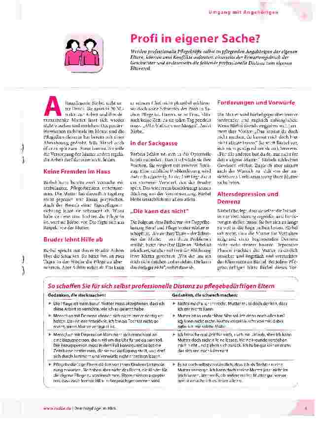 Vorschauseite 1: Profi in eigener Sache?