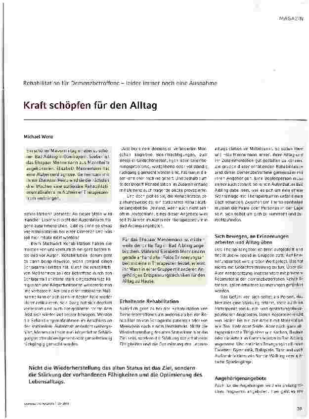 Vorschauseite 1: Kraft schöpfen für den Alltag