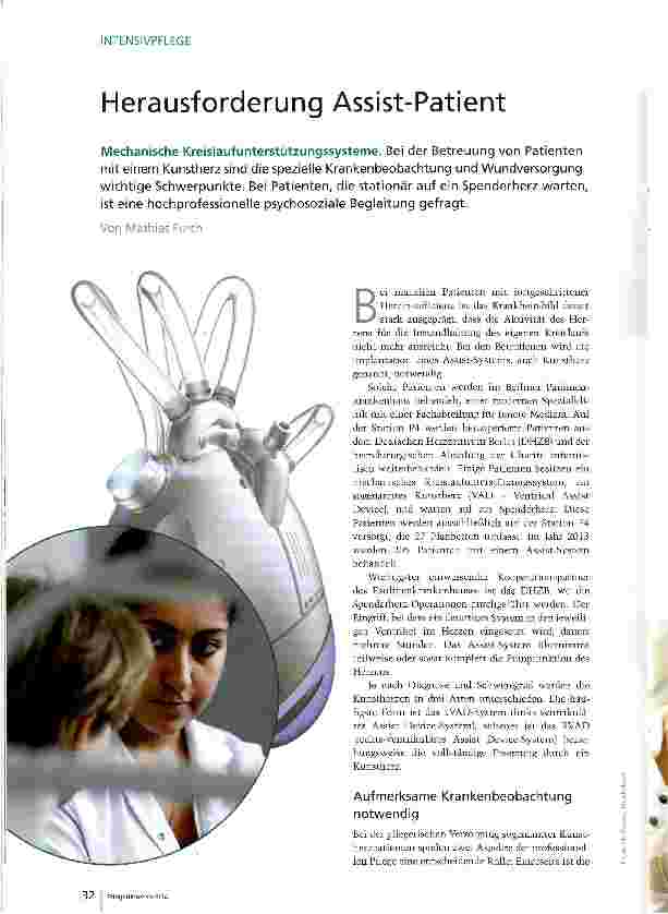 Vorschauseite 1: Herausforderung Assist-Patient