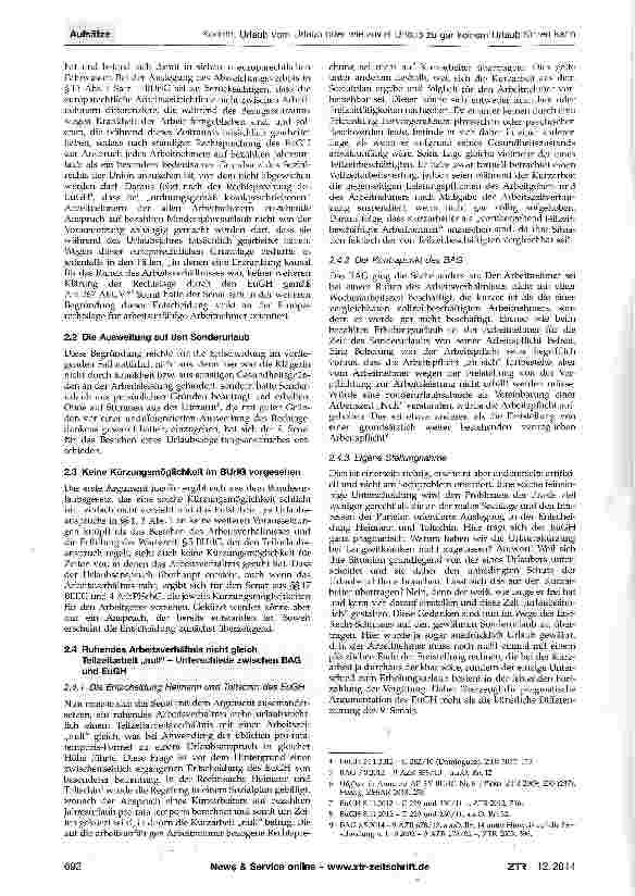 Vorschauseite 2: Urlaub vom Urlaub oder wie zuviel Urlaub zu gar keinem Urlaub führen kann