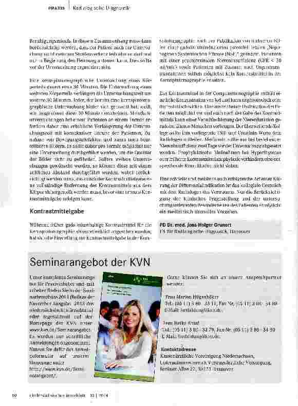 Vorschauseite 3: Schnittbildverfahren: klinische Fragestellungen und Besonderheiten des Patienten entscheiden