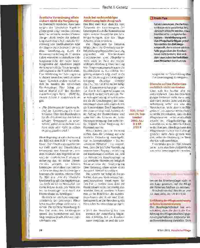 Vorschauseite 2: Kein Geld ohne den Segen der Kasse