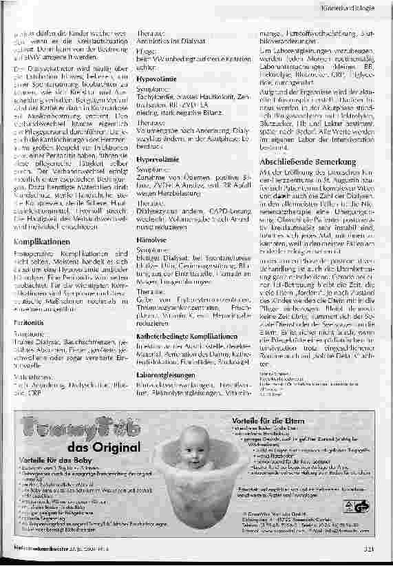 Vorschauseite 4: Peritonealdialyse nach kardiochirurgischen Operationen