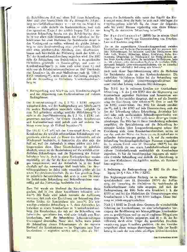 Vorschauseite 4: Sind Heilstätten für Suchtkranke Kur-Krankenhäuser des Paragraphen 4 Abs. Nr. 7 KHG