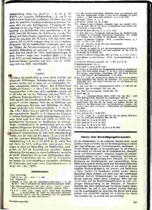 Vorschauseite 5: Sind Heilstätten für Suchtkranke Kur-Krankenhäuser des Paragraphen 4 Abs. Nr. 7 KHG
