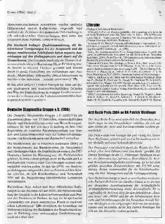 Vorschauseite 3: Patientenorientierte Qualitätssicherungder Laboratoriumsmedizin beim Probentransport