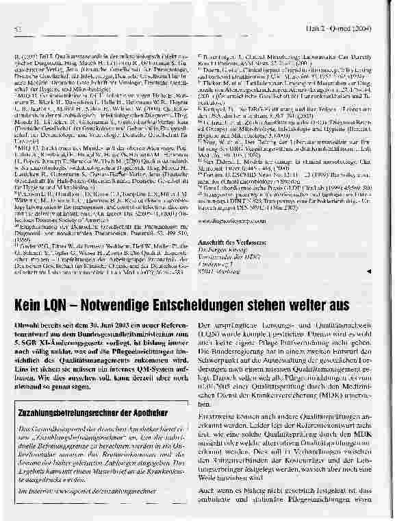 Vorschauseite 4: Patientenorientierte Qualitätssicherungder Laboratoriumsmedizin beim Probentransport