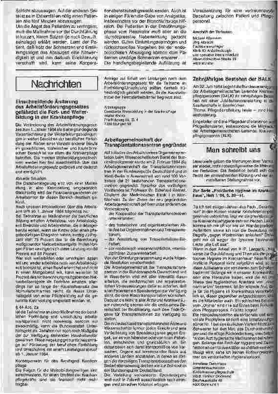 Vorschauseite 3: Grundund Behandlunspflege in der Intensivmedizin 5. Folge: Die Behandlungspflege bei der Bronchialtoilette