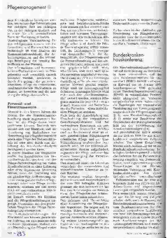 Vorschauseite 4: Sechs Problembereiche = Sechs Handlungsfelder Neuordnung des Pflegedienstes