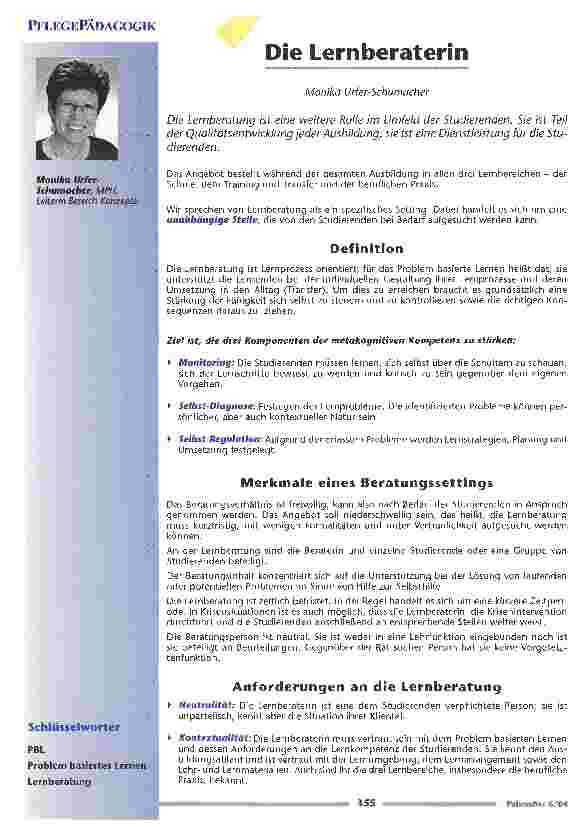 Vorschauseite 1: Die Lernberaterin