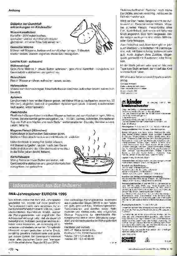Vorschauseite 2: Ernährung für Kleinkinder bei Durchfallerkrankungen
