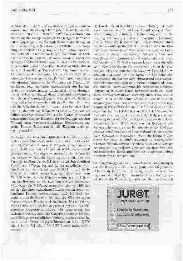 Vorschauseite 4: Insulinspritze. Hanseatisches Oberlandesgericht, Urteil vom 27. August 2004 - 5 U 192/03 (rechtskräftig)
