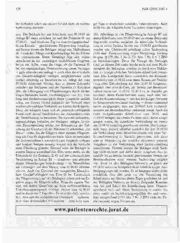Vorschauseite 5: Insulinspritze. Hanseatisches Oberlandesgericht, Urteil vom 27. August 2004 - 5 U 192/03 (rechtskräftig)
