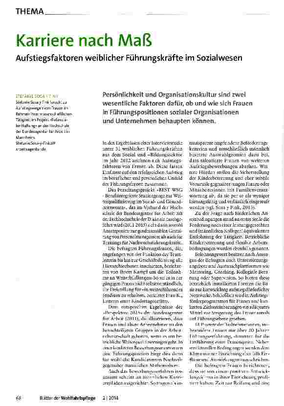 Vorschauseite 1: Karriere nach Maß