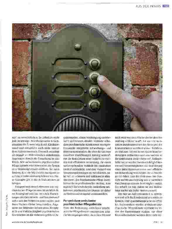 Vorschauseite 4: Ambulante psychiatrische Gesundheitsversorgung