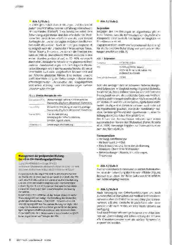 Vorschauseite 5: Postpartale Hämorrhagie