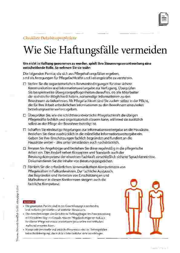 Vorschauseite 3: Achtung Haftungsgefahr
