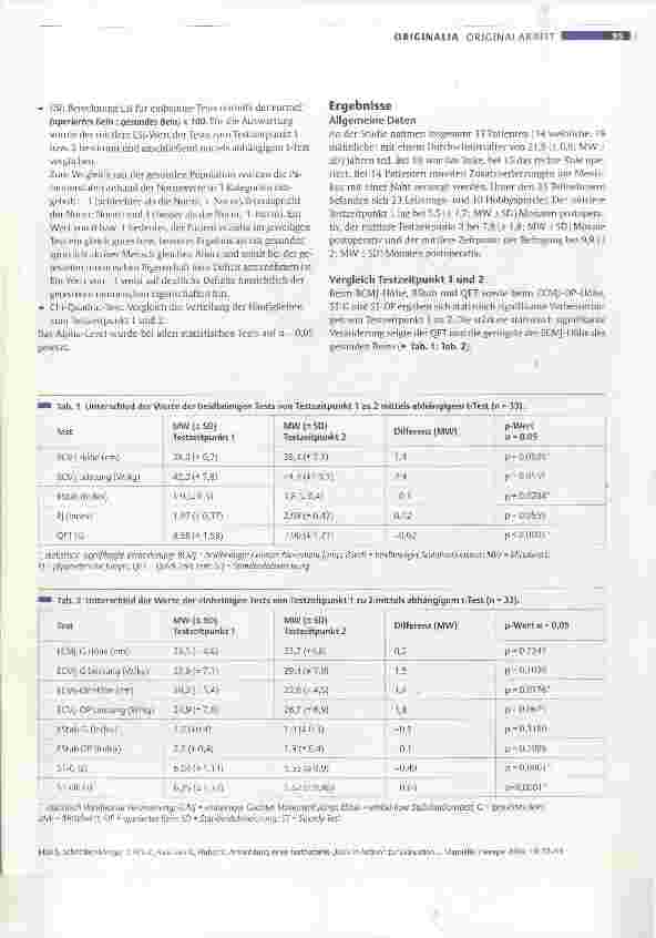 Vorschauseite 4: Anwendung der Testbatterie „Back in Action“ zur Evaluation des Rehabilitationsverlaufs bei Patienten nach Rekonstruktion des vorderen Kreuzbands