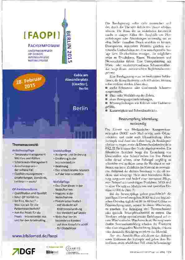Vorschauseite 5: DER RICHTIGE DRUCK SICHERT DIE THERAPIE
