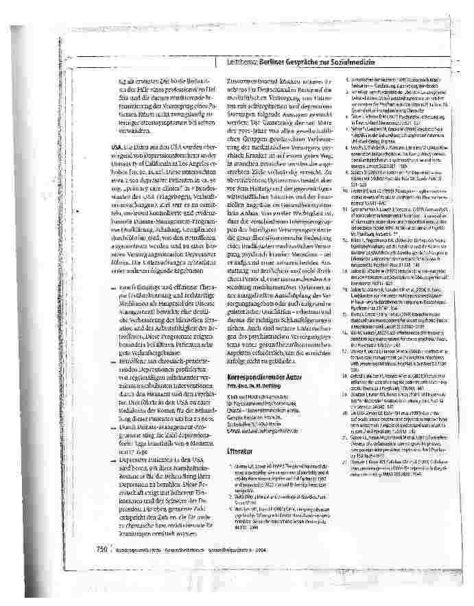Vorschauseite 6: Medizinische Versorgung und therapeutische Optionen unter gesundheitsökonomischen Aspekten bei psychiatrischen Patienten in Deutschland am Beispiel schizophrener und depressiver S…
