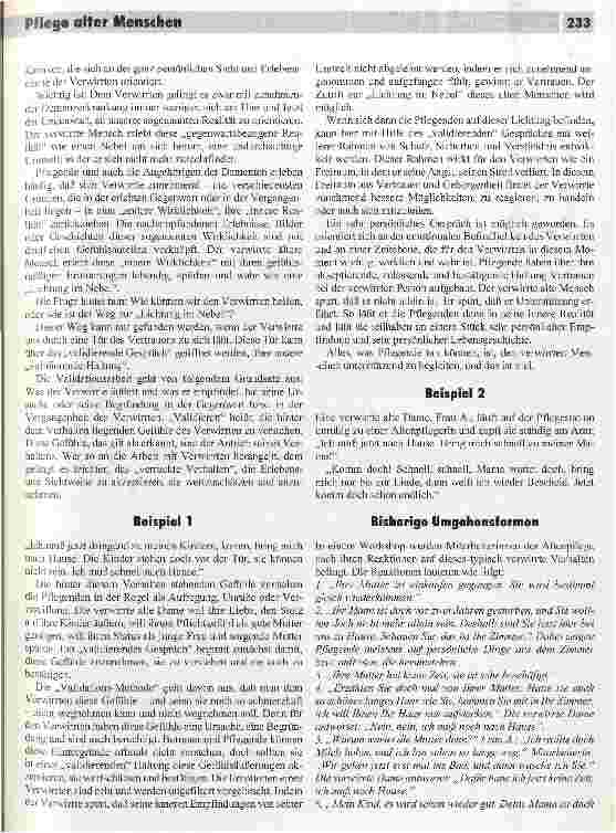 Vorschauseite 2: Mit Validation finden wir die Lichtung im Nebel der Verwirrtheit